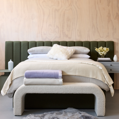 Essential Merino Wool Blanket Basket Weave