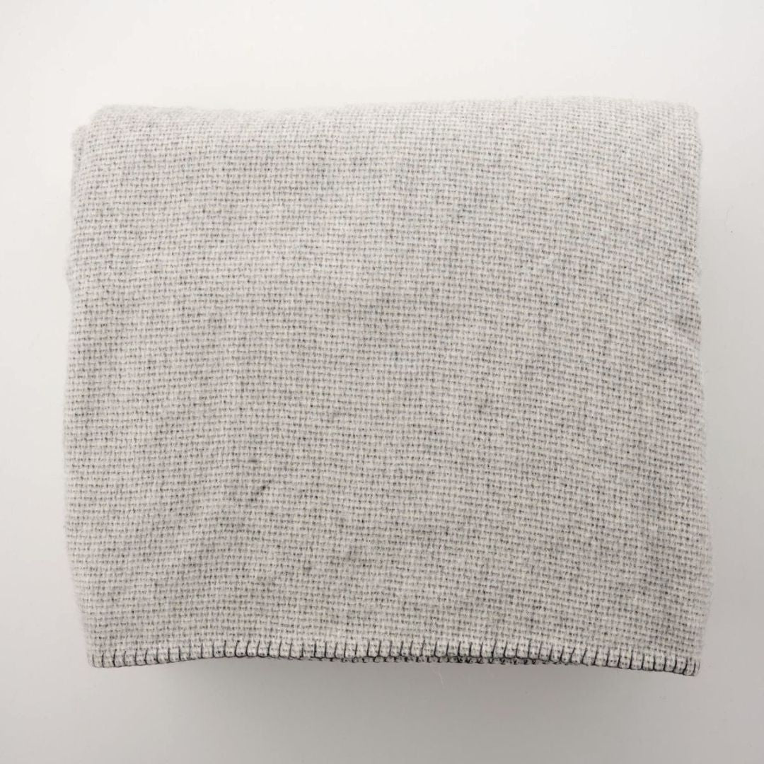 Premium Australian Alpaca Wool Blanket Cobblestone