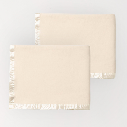 Essential Merino Wool Blanket Basket Weave - 2 Pack