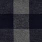 Swagman Recycled Wool Camping Blanket Block Check Blanket Stitch