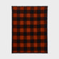 Billabong Recycled Wool Baby Blanket Block Check Satin