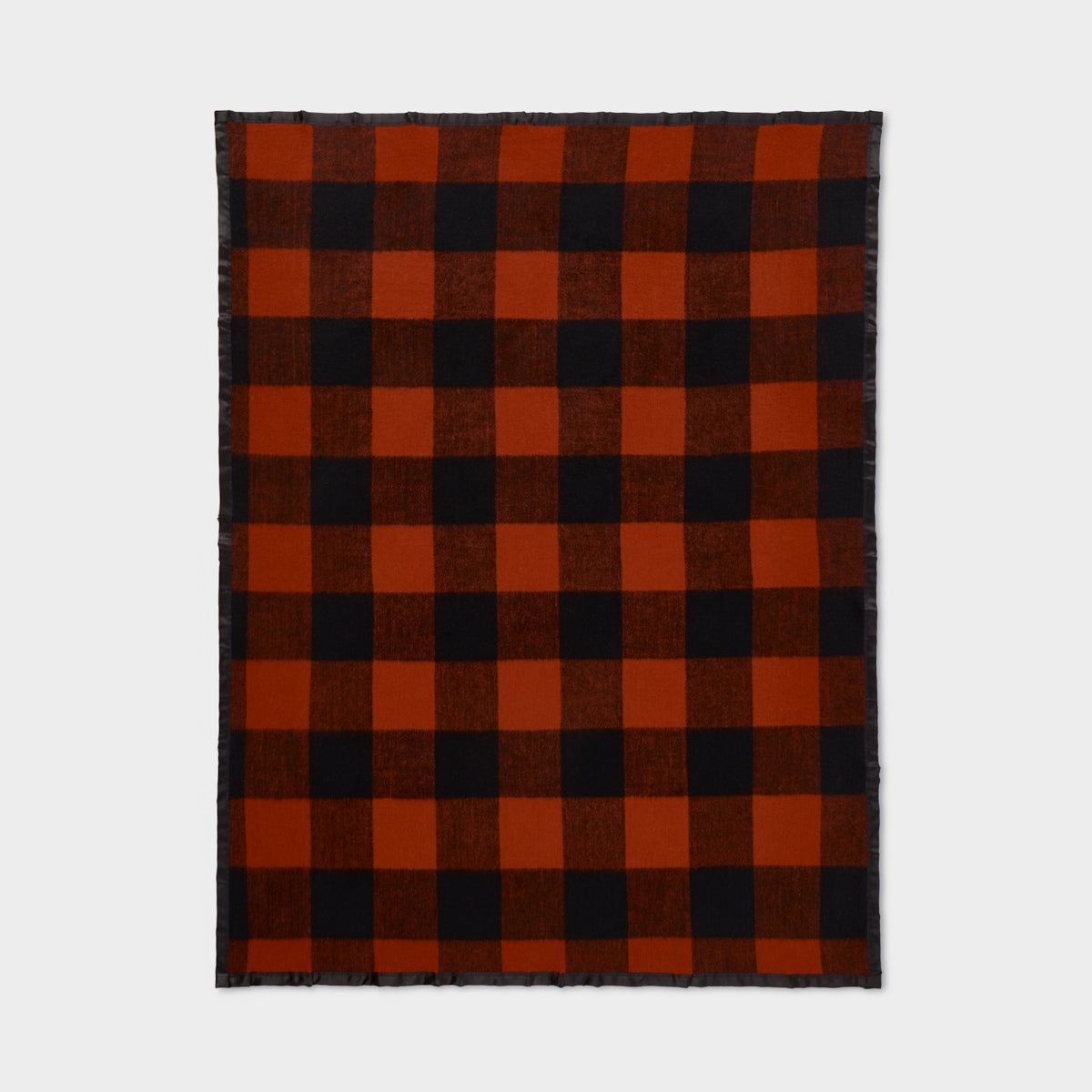 Billabong Recycled Wool Baby Blanket Block Check Satin