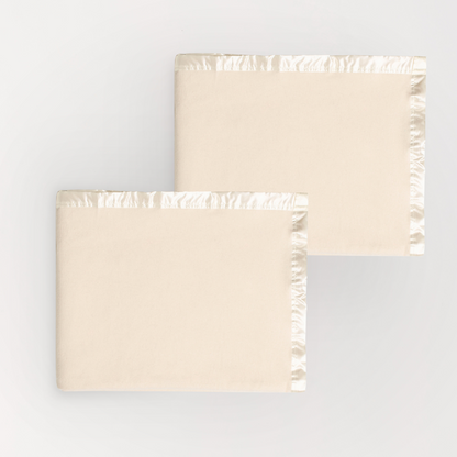 Fine Merino Wool Blanket Satin - 2 Pack