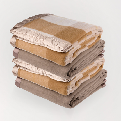 Essential Merino Wool Blanket Colour Set - 4 Pack