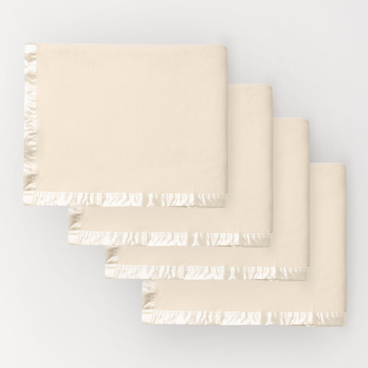 Essential Merino Wool Baby Blanket B - 4 Pack