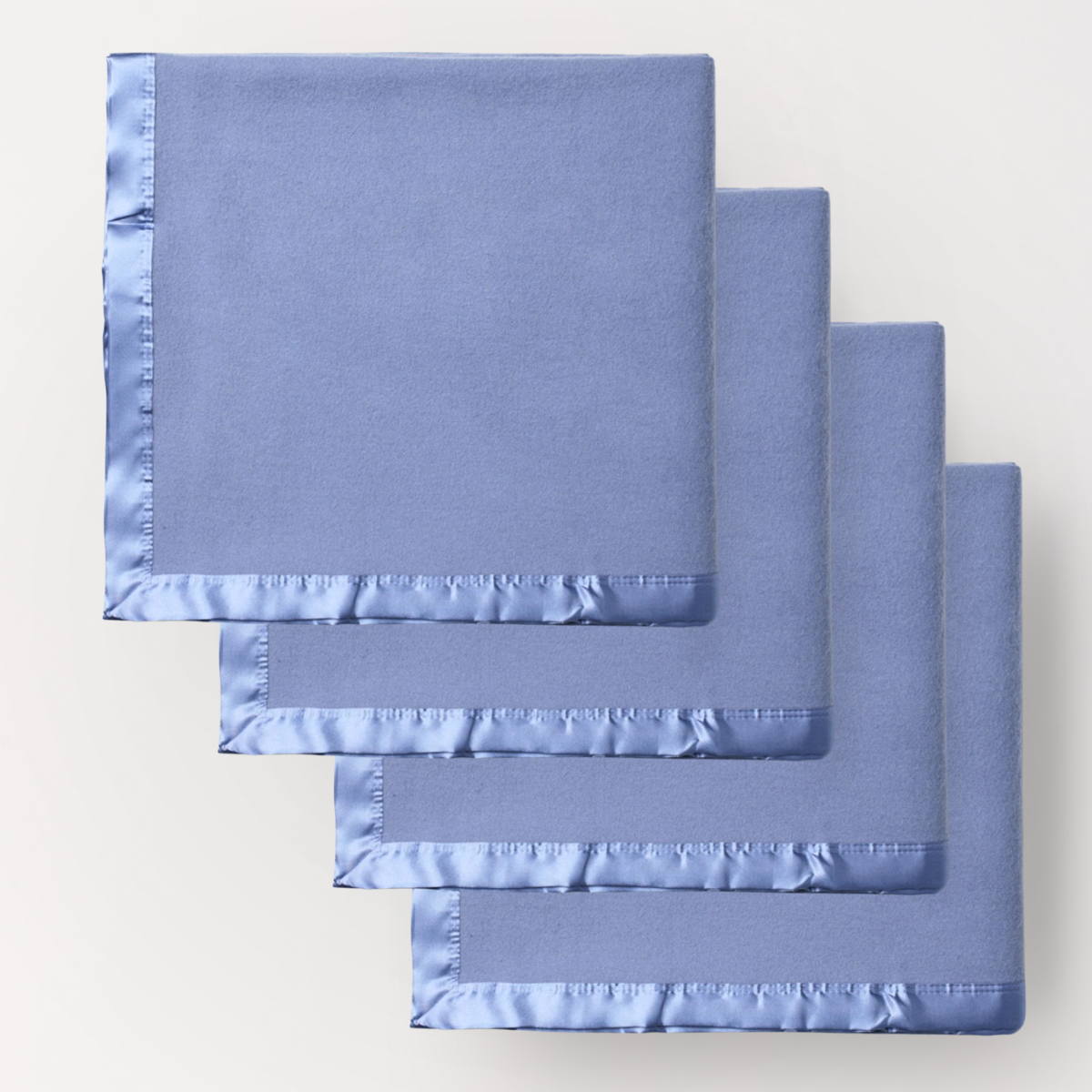 Essential Merino Wool Baby Blanket B - 4 Pack