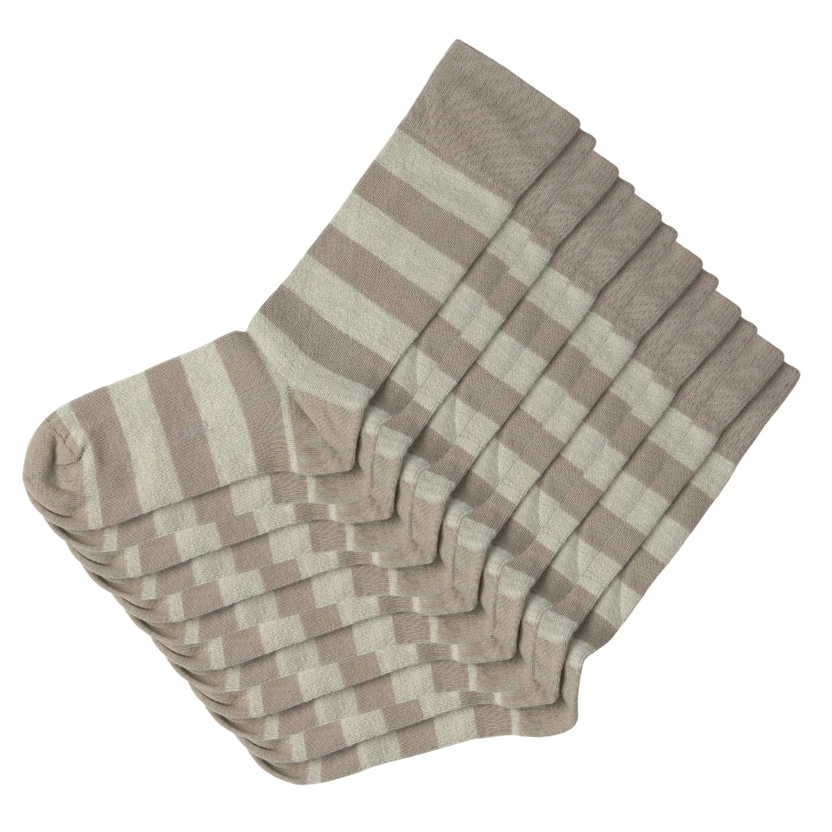 Alpaca Stripe Dress Socks - 6 Pack