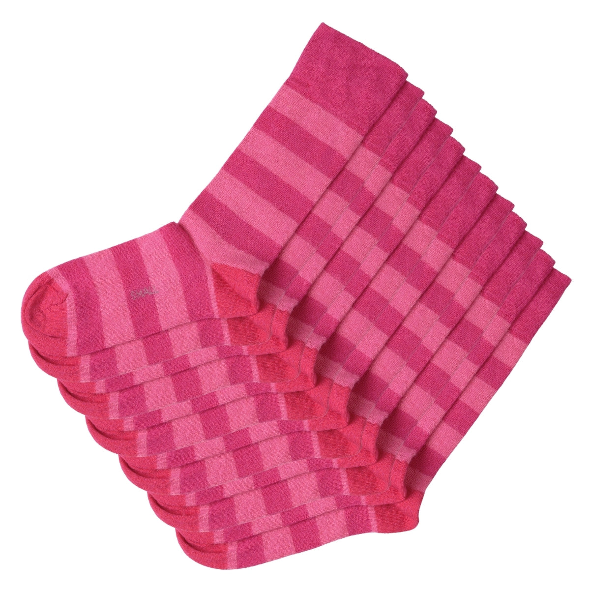 Alpaca Stripe Dress Socks - 6 Pack
