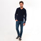 Merino Cashmere Essential Vee Pullover