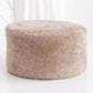Sheepskin Curly Ottoman Circle 50cm