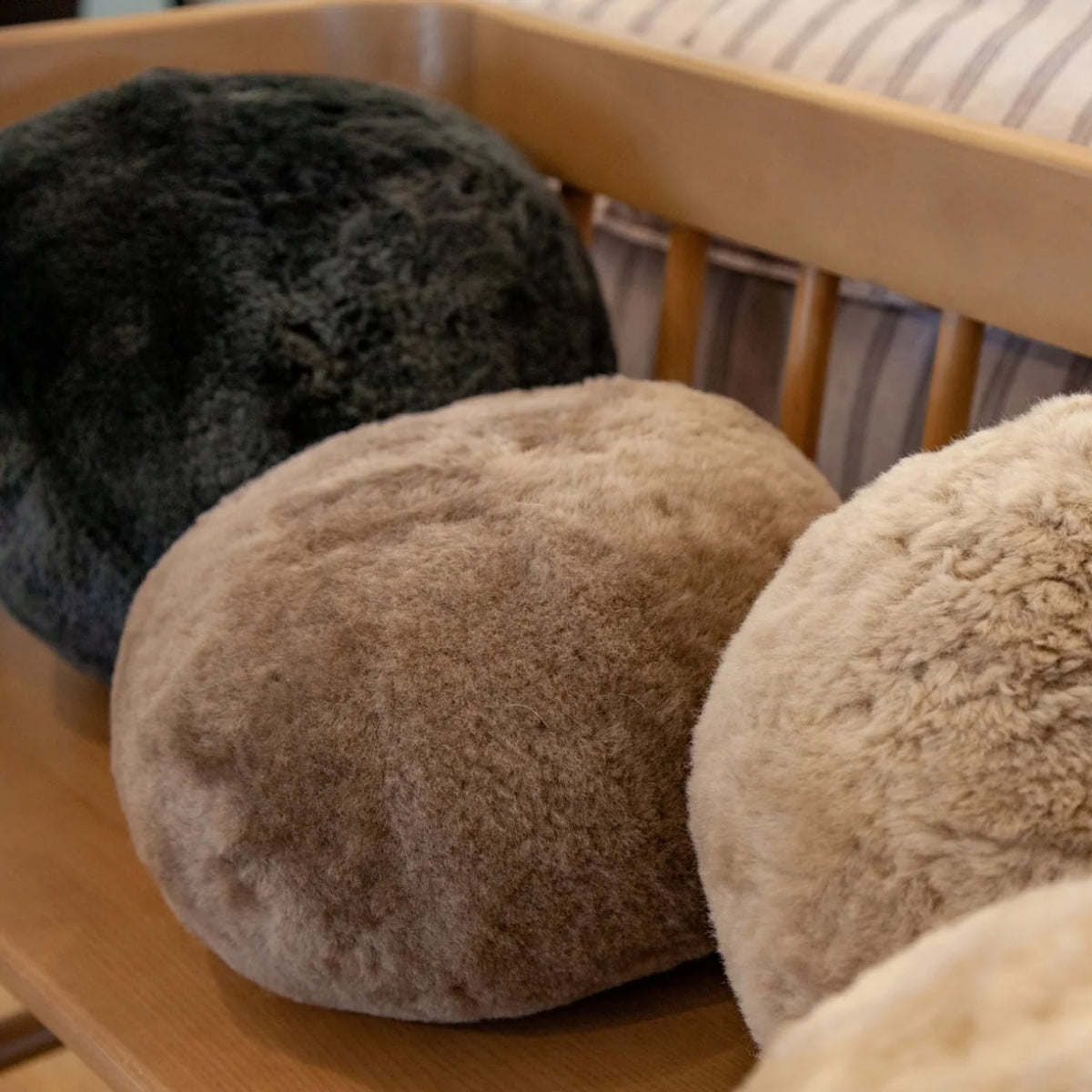 Shorn Ball Cushion