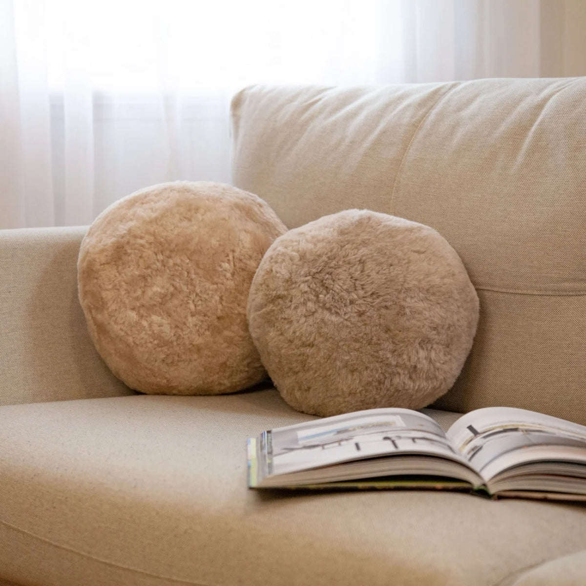 Shorn Ball Cushion