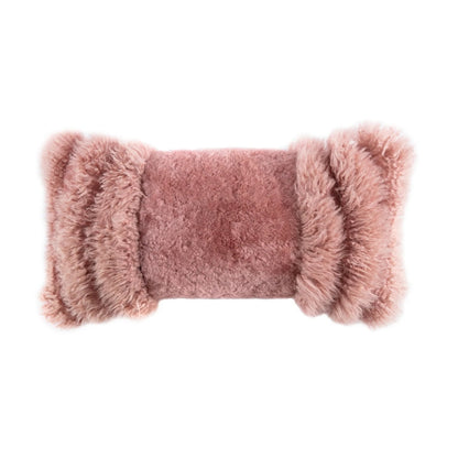Shorn Sheepskin Frange Rectangle Cushion