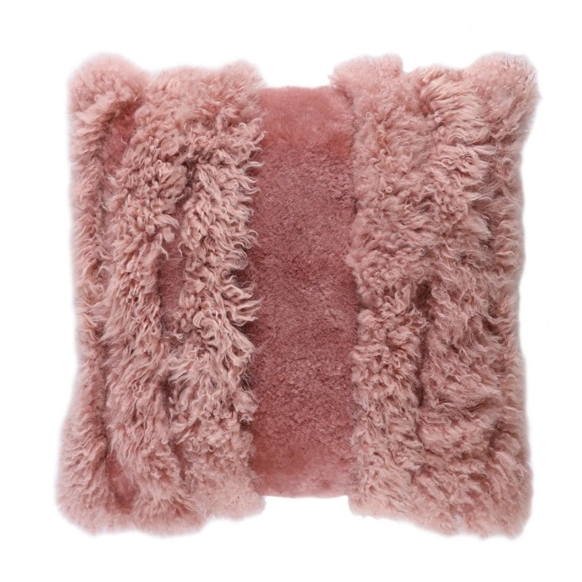 Shorn Sheepskin Frange Square Cushion