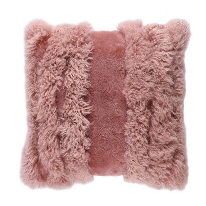 Shorn Sheepskin Frange Square Cushion