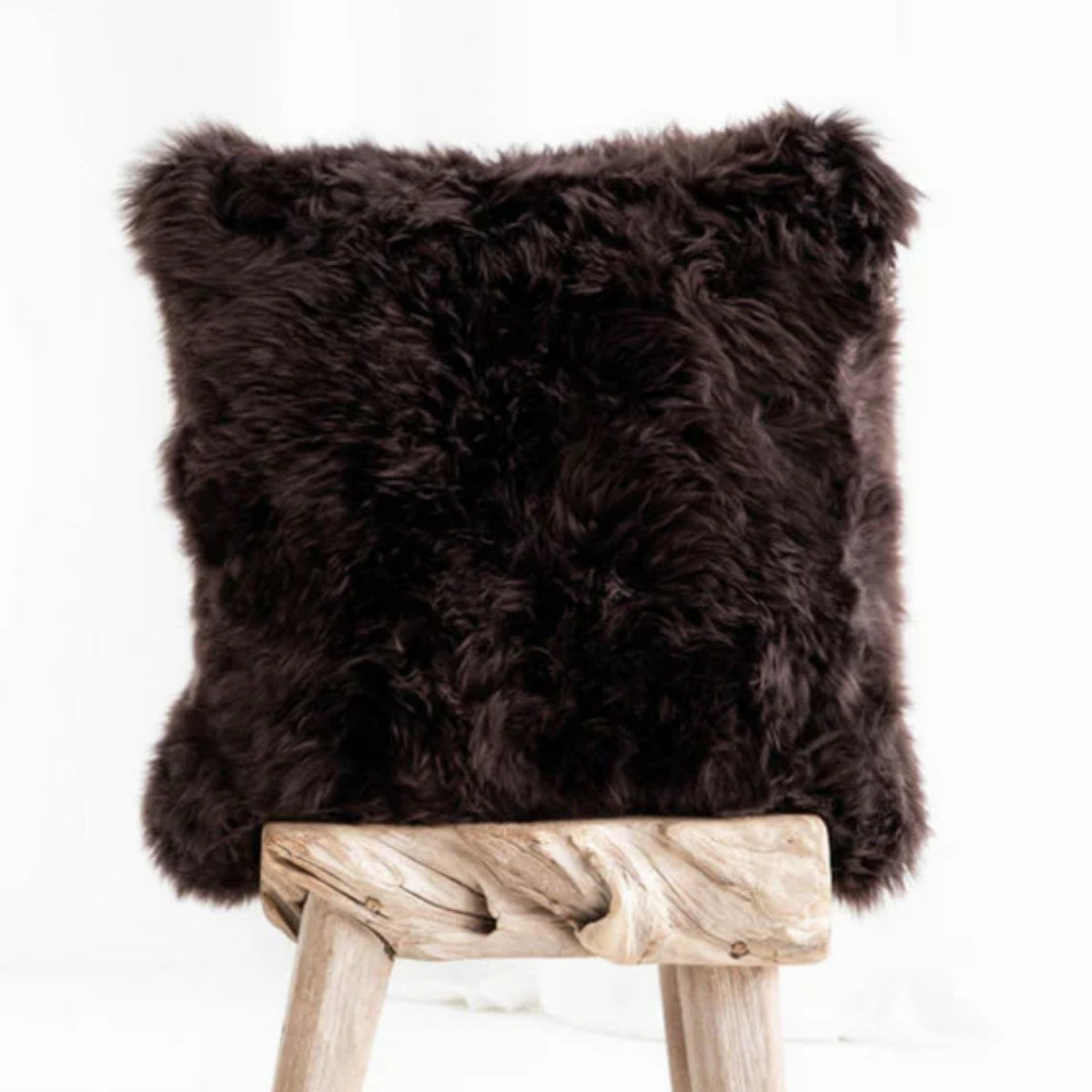 Longwool Feather Filled Square Cushion 40cm