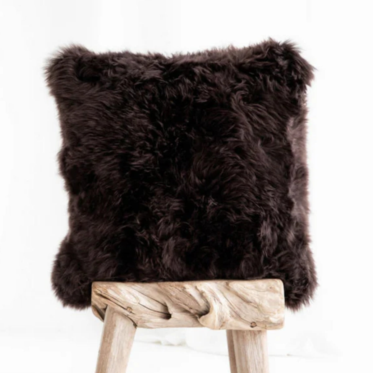 Longwool Feather Filled Square Cushion 50cm
