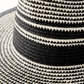 Wide Rim Pattern Fedora Hat