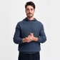 Boiled Wool Viscose Zip Coat