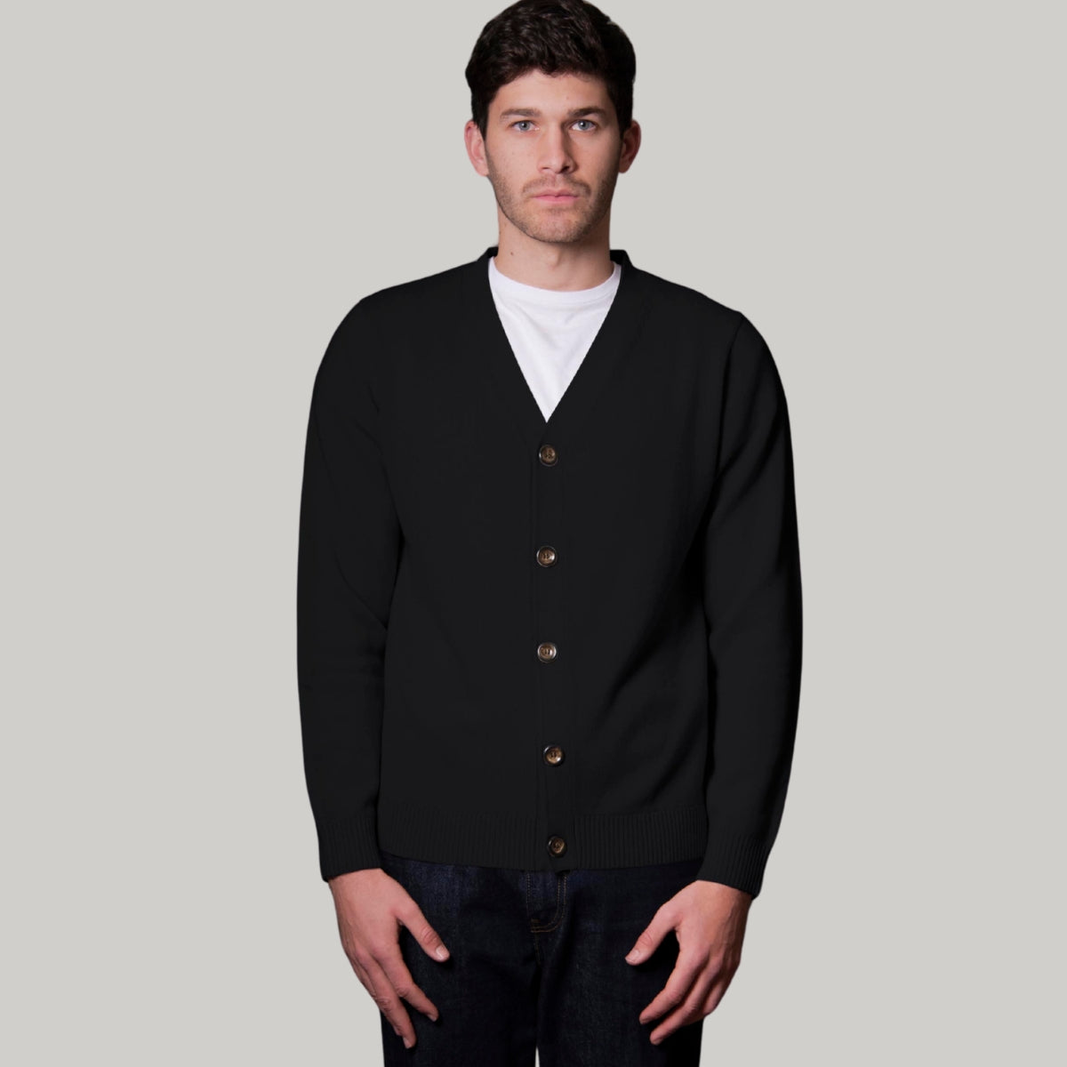 Merino Cashmere Slouchy Cardigan