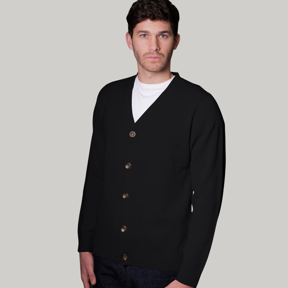 Merino Cashmere Slouchy Cardigan