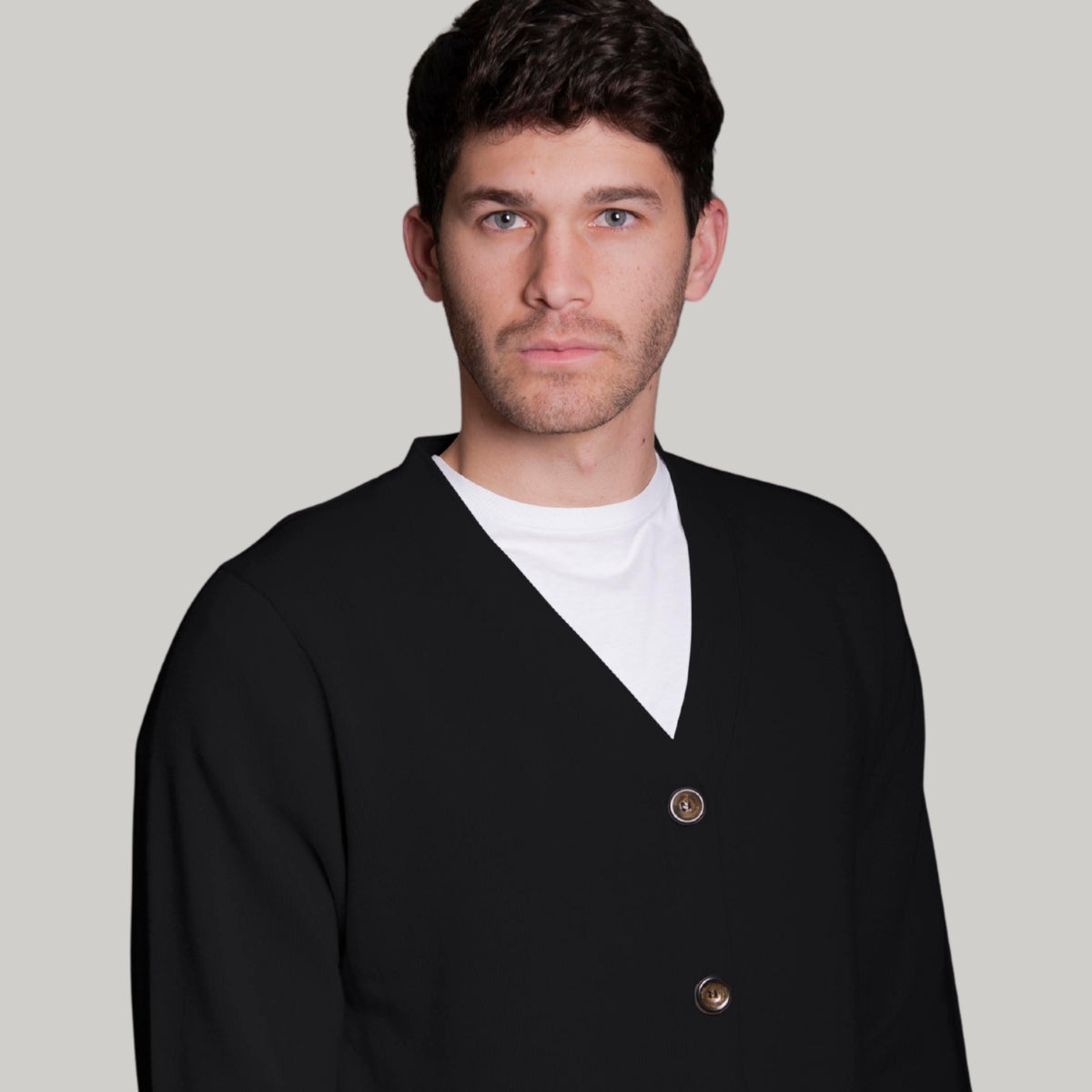 Merino Cashmere Slouchy Cardigan