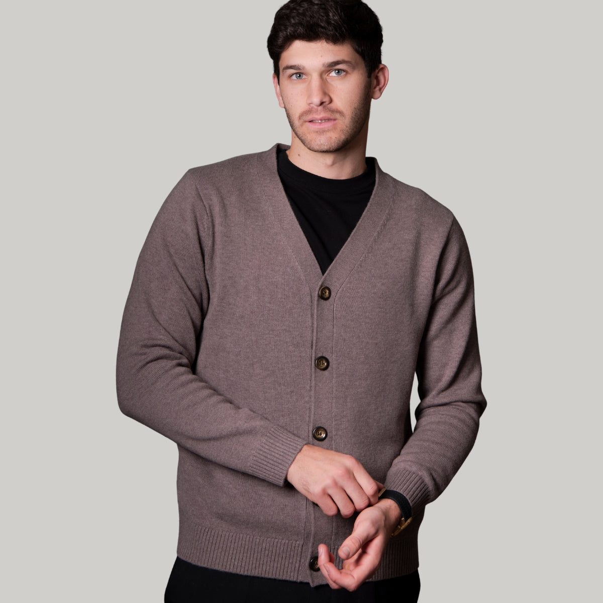 Merino Cashmere Slouchy Cardigan