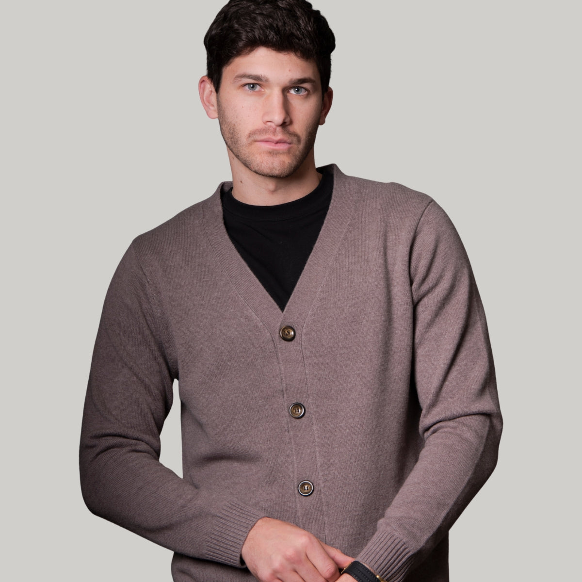 Merino Cashmere Slouchy Cardigan