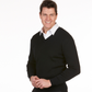 Men's Merino Wool V-Neck Jumper