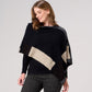 Possum Colour Block Poncho