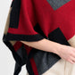 Possum Colour Block Poncho