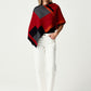 Possum Colour Block Poncho