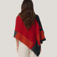 Possum Colour Block Poncho