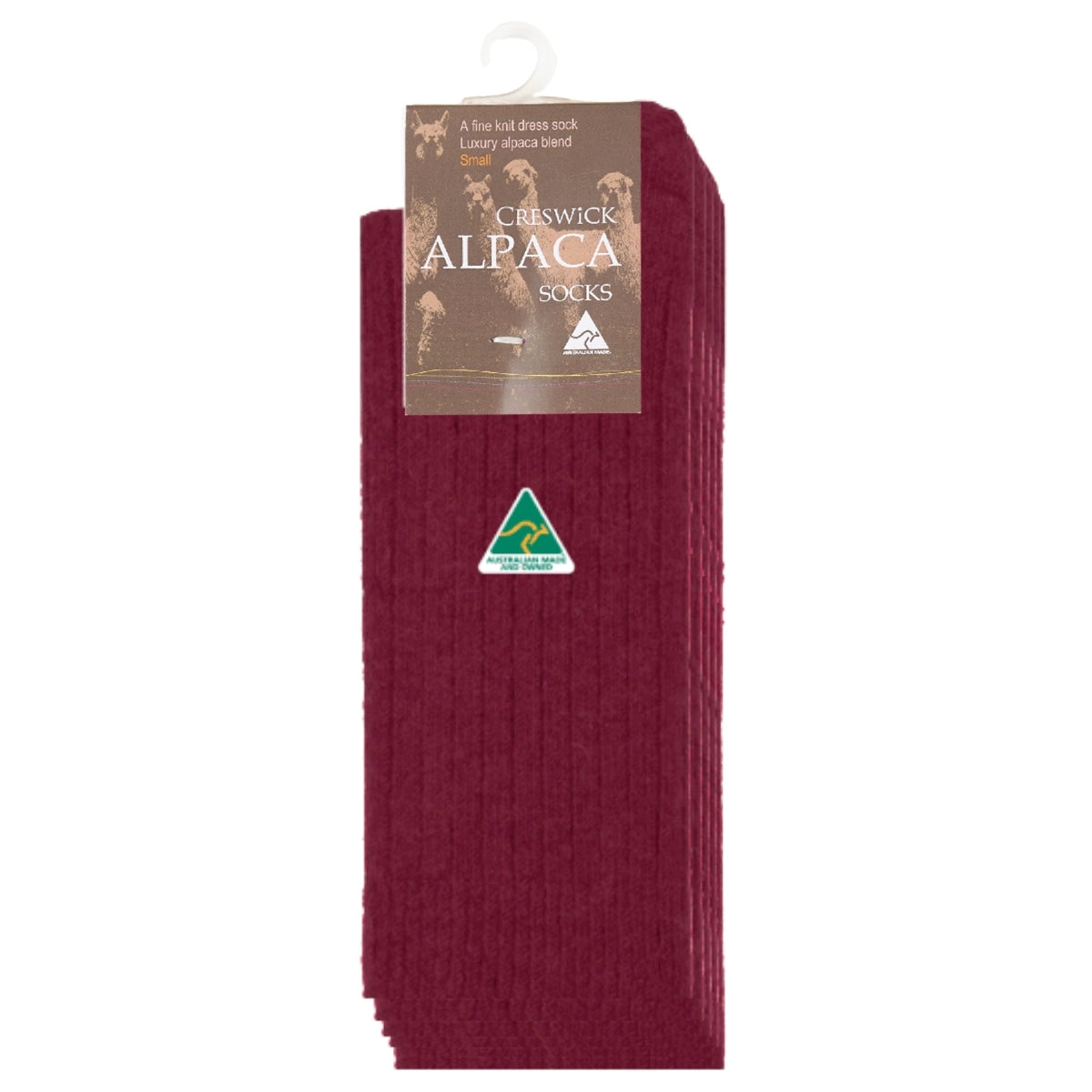 Alpaca Rib Socks - 6 Pack
