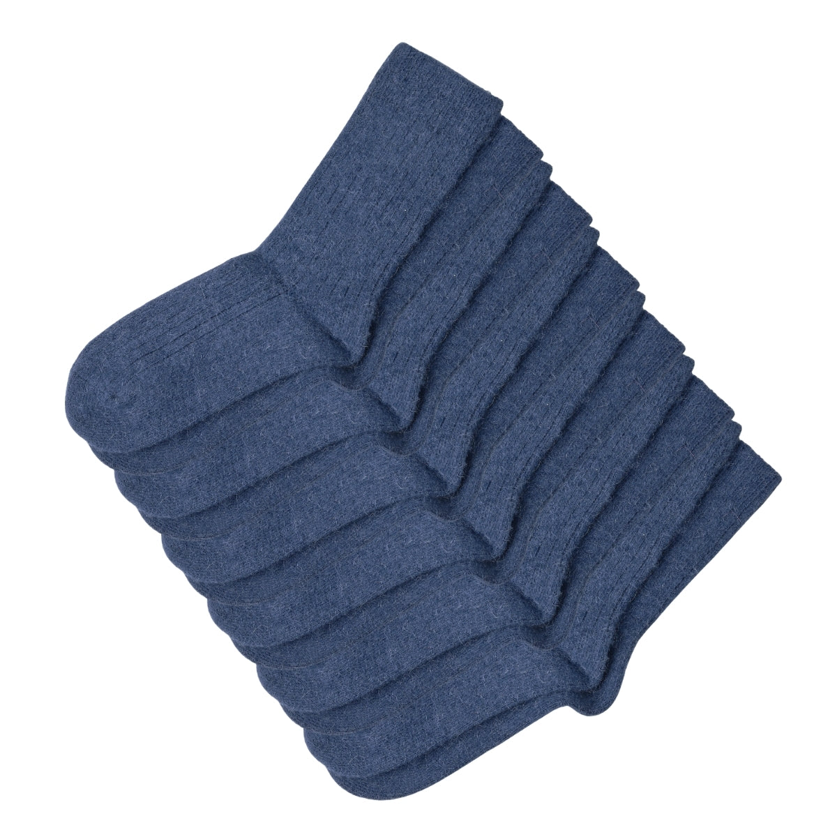 Alpaca Rib Socks - 6 Pack