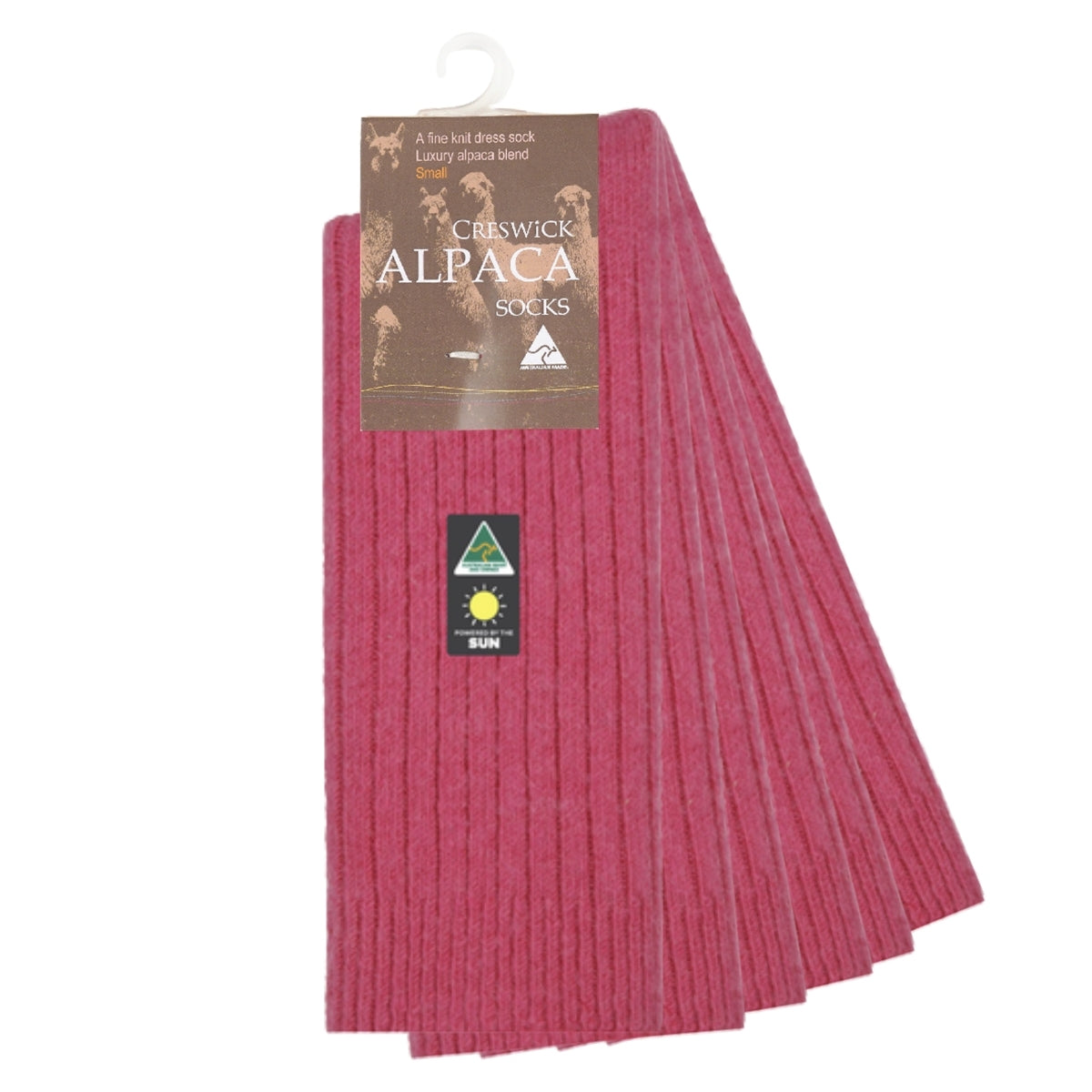 Alpaca Rib Socks - 6 Pack