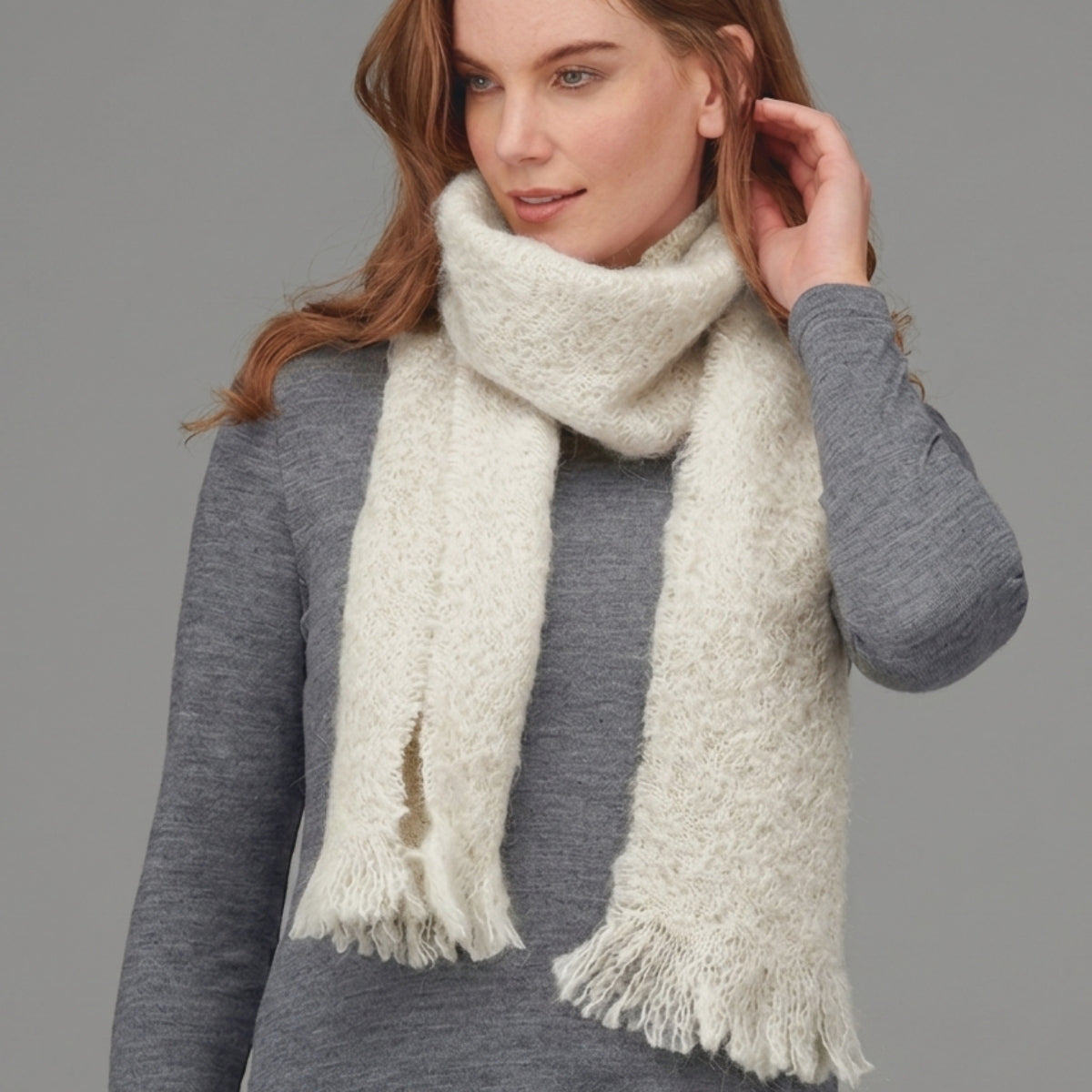 Alpaca Brushed Scarf