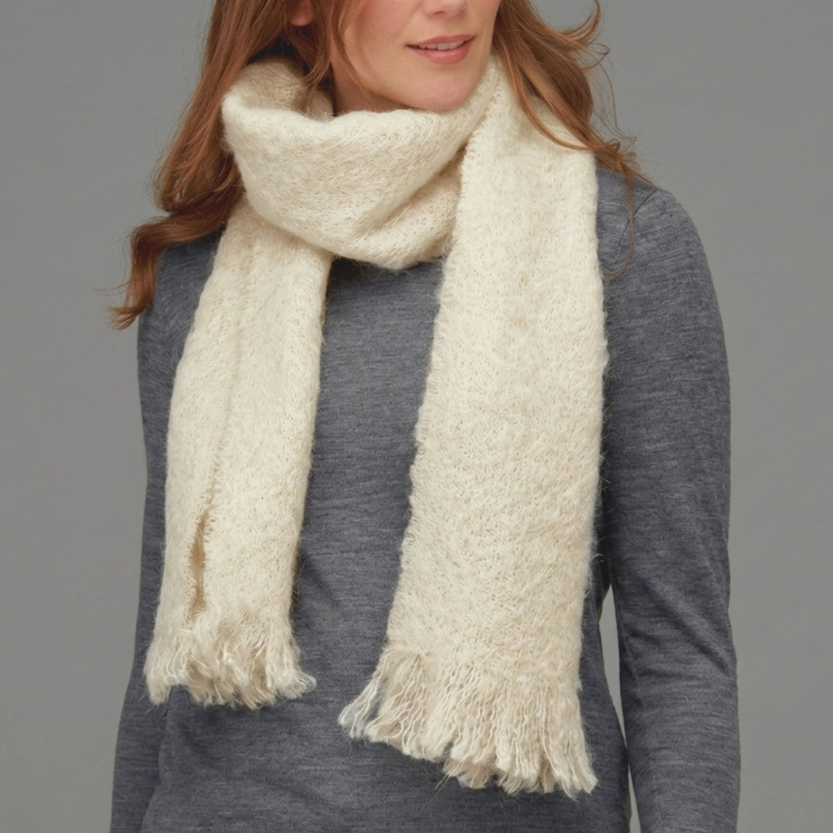 Alpaca Brushed Scarf