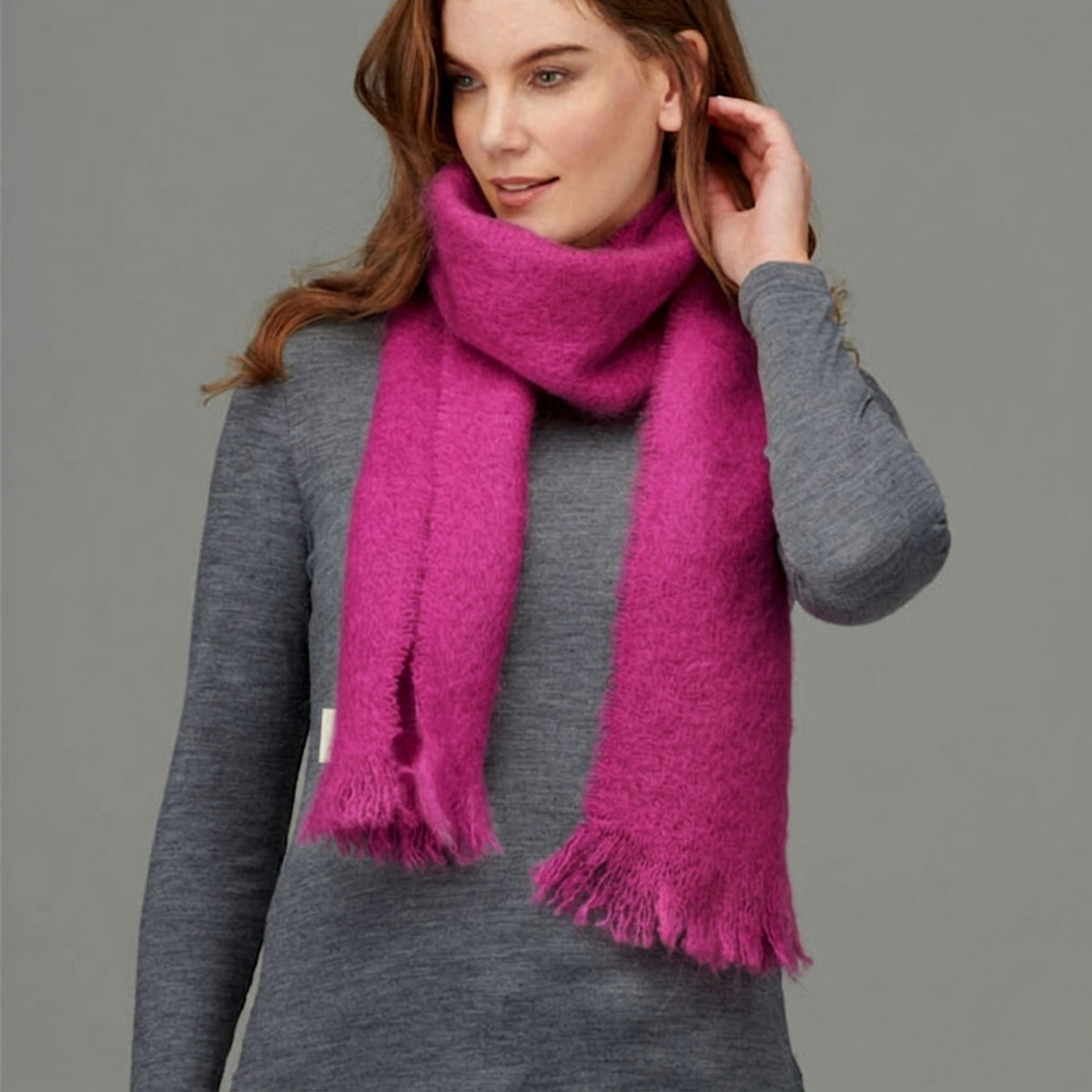 Alpaca Brushed Scarf