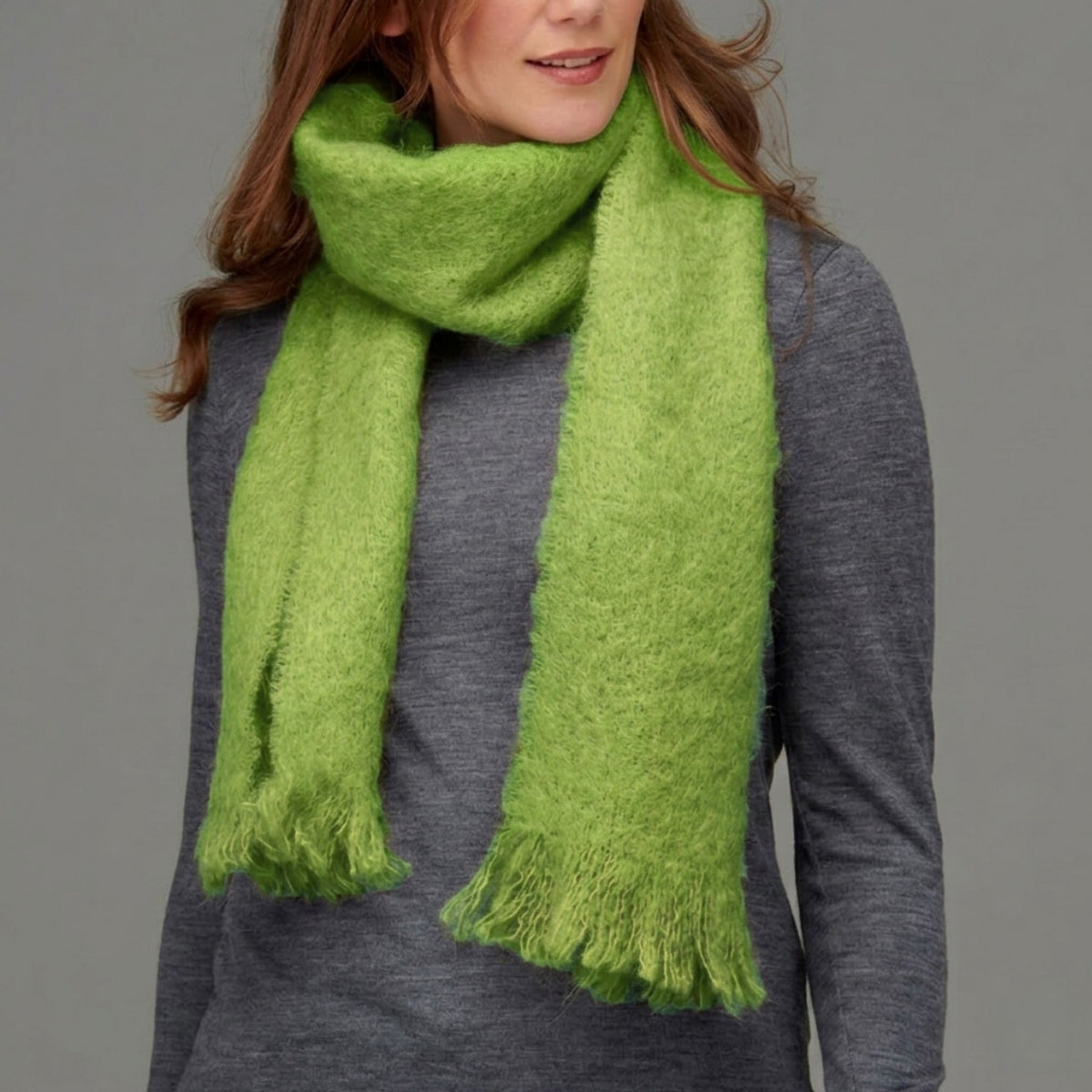 Alpaca Brushed Scarf