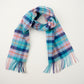 Cashmere Wool Check Scarf