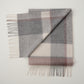 Cashmere Wool Check Scarf