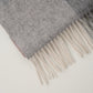 Cashmere Wool Check Scarf