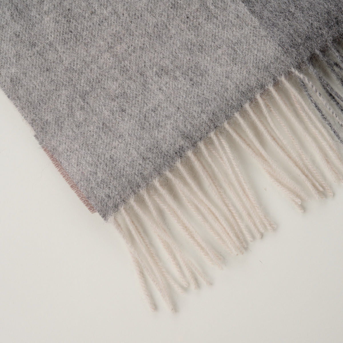 Cashmere Wool Check Scarf