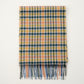 Cashmere Wool Check Scarf