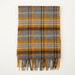 Cashmere Wool Check Scarf