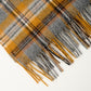 Cashmere Wool Check Scarf