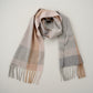 Cashmere Wool Check Scarf