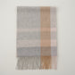Cashmere Wool Check Scarf