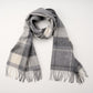 Cashmere Wool Check Scarf
